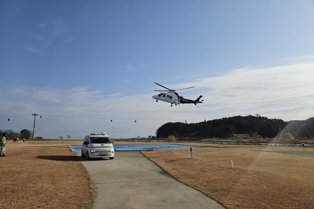 신한울 3·4호기 건설 현장 근로자, 닥터헬기 긴급 이송으로 생명 지켜